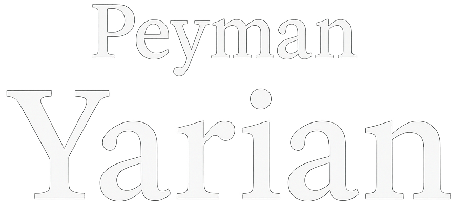 peyman yarian logo white